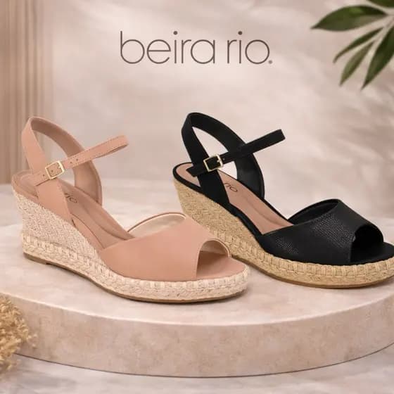 Sandália Beira Rio Feminino Anabela