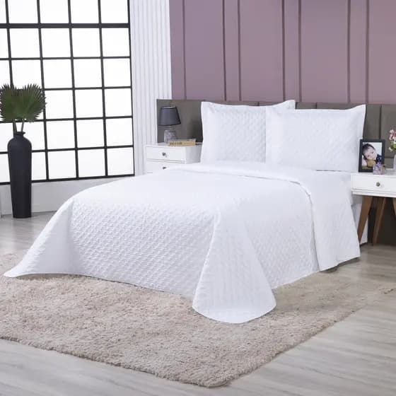 Colcha Cobre Leito Roupa de Cama QUEEN Hipercal 200 Fios SUPREME
