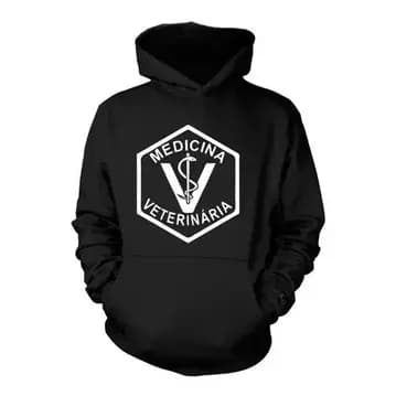 Blusa Moletom Canguru Faculdade Medicina Veterinária Med Vet - 5165