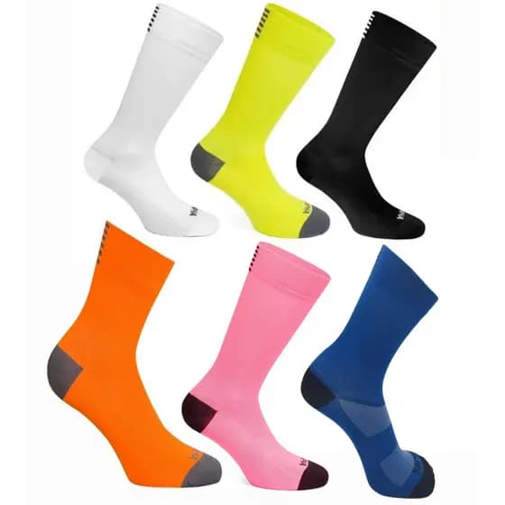 Meia De Ciclismo Corrida Meia Ciclista Speed Mtb Respirável Elástica Feminina Masculina