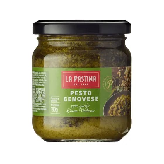 Molho Pesto Alla Genovese Italiano La Pastina 190g + Nota