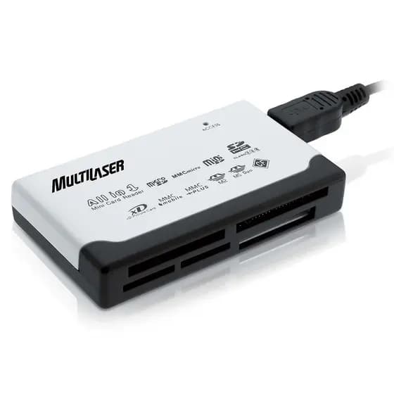 Leitor De Cartão Universal Externo Multilaser - Ac076