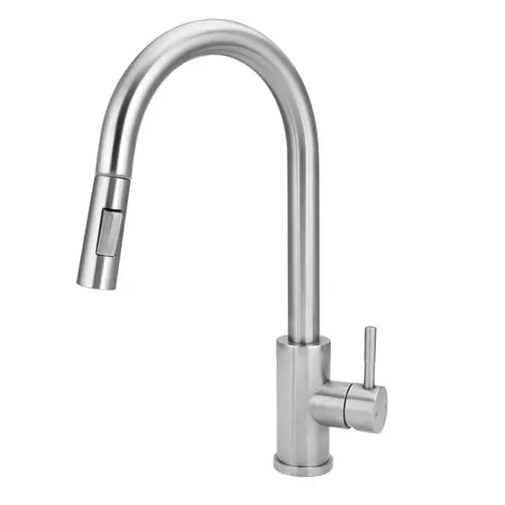 Torneira Cozinha Monocomando Ducha Extensível Inox Escovado Agua Quente Fria Gourmet