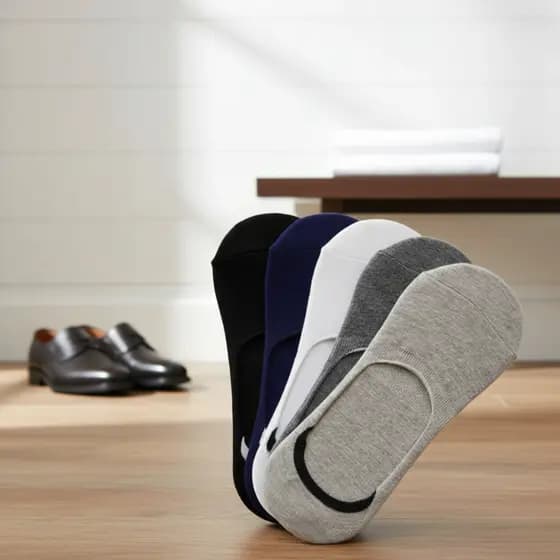 Kit Pares De Meias Sapatilha Invisível Soquete Feminina Masculina Unissex