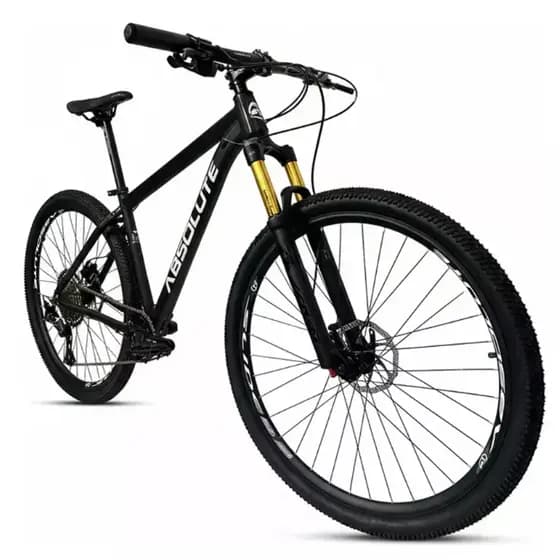 Bicicleta Absolute Nero 5 Start Pro 12v Susp A Ar Dourada