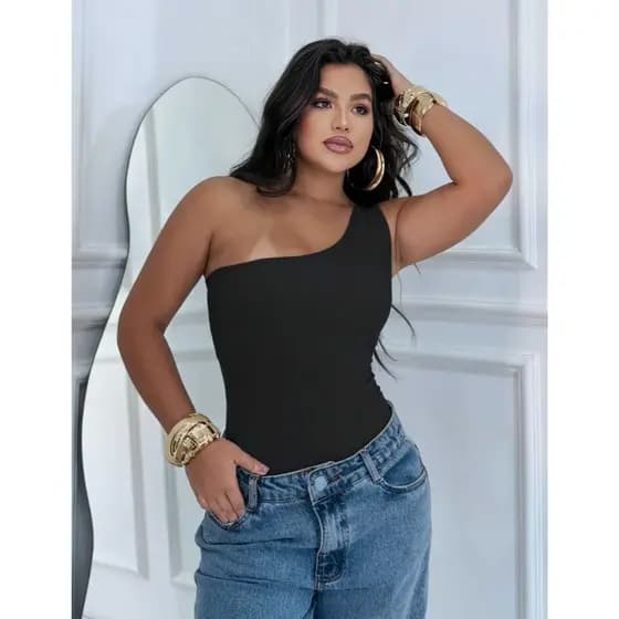 Body Mula Regata sensual chic com elastano look noite