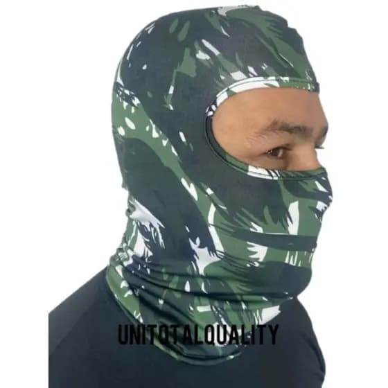 Balaclava Motoqueiro Preto, Mascara, Touca Ninja, Bandana