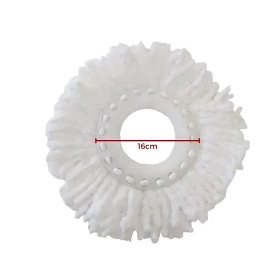 Refil para Balde Giratório Spin Mop 360 tamanho 16 cm