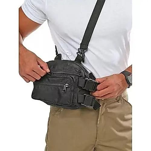 POCHETE Mochila Bolsa Mala Reforçada POCHETE DUPLO DE CINTURA COM ALCA TIRA COLO FOX BOY FB221