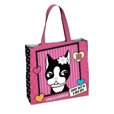 Ecobag Rebecca Bonbon Original Oficial Bolsa Reutilizável Em Ráfia Alta Resistência