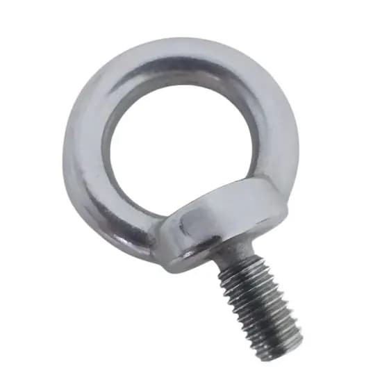 Parafuso Olhal Macho Em Inox 316 Rosca M12 Argola Reforçada