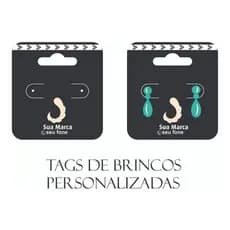 Tags Personalizadas Para Brincos 1.000 Un Promoção