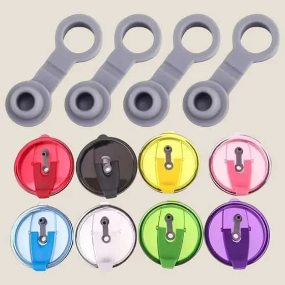 Peça universal em silicone para garrafas e copos tampa vedação plug