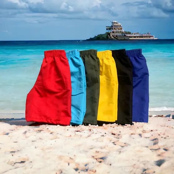 Kit 3 Bermuda Infantil Tactel Shorts liso Menino Todos os modelos Lançamento