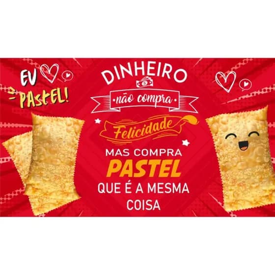 Adesivo Parede Pastel Pastelaria Lanchonete Decoração Cozinha Lanchonete - Fundo Vermelho