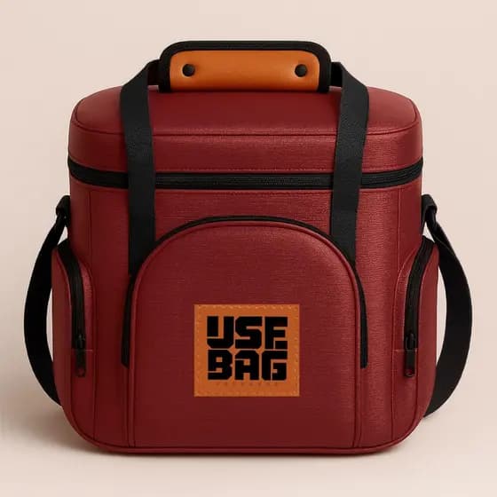Bolsa Térmica Grande Fitness Marmita Academia Lancheira Divisórias Com Isolamento Térmico Moda Estilosa
