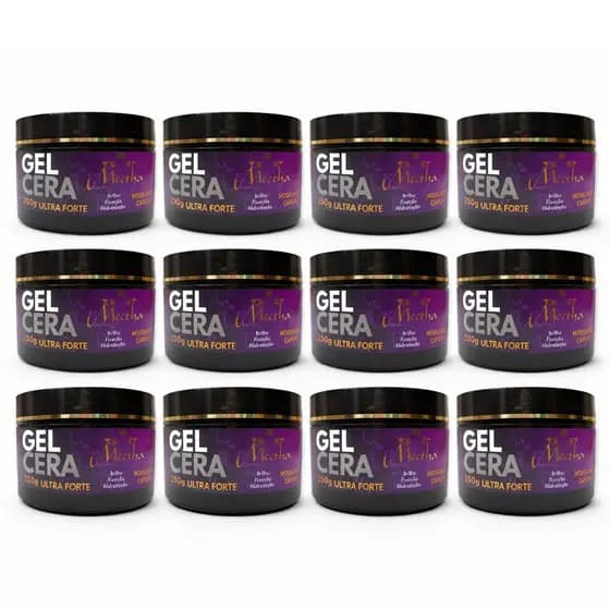 Gel Cera Baby Hair 24 unidades Ultra Forte 250g