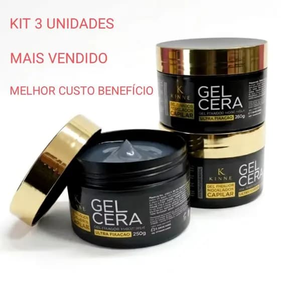 Gel Cera Baby Hair Ultra Fixação Modelador Capilar