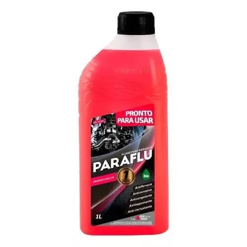 Aditivo Radiador Paraflu Cor Rosa 1L Pronto Pra Uso