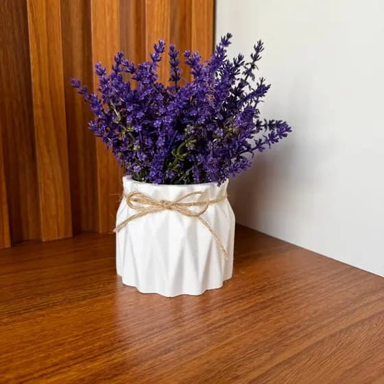 Vaso Decorativo com Lavanda Belle Cinturinha