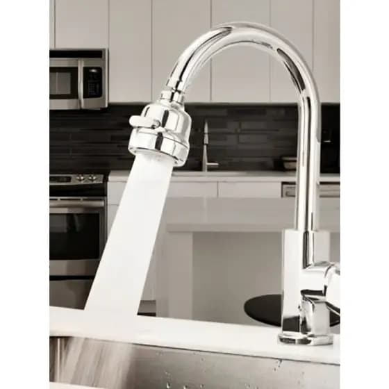 Bico Torneira Giratória 360°Cozinha Bico Adaptador De Torneira Com 3 Jatos Reguláveis