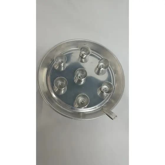Castiçal De Alumínio - 7 Velas Comum