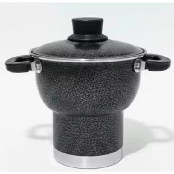 Cuscuzeiro Grande Tradicional Reforçado 1.2L Panela Cuscuz Cuscuzeira
