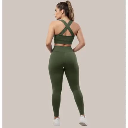 Calça Legging Feminina Grossa Cintura Alta Anti Transparência Leg Fitness Academia Suplex
