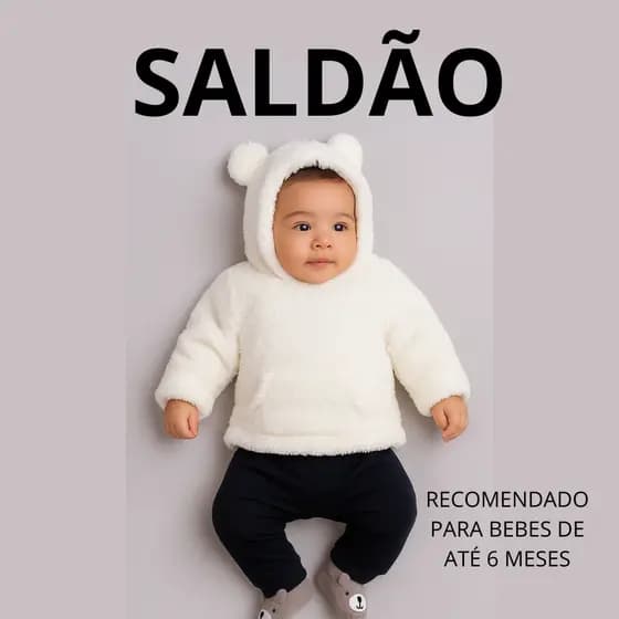 Casaco Teddy Saldão Barato Menina Menino Unissex