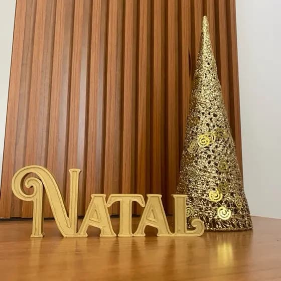 Letreiro Natal Decoração