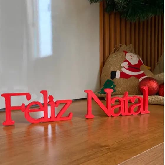 Letreiro Feliz Natal / Decoração de natal