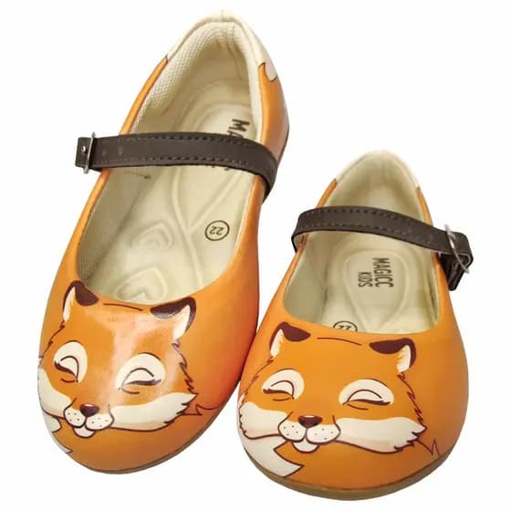Sapatilha Infantil Feminina Raposinha, Magicc Kids (1195)
