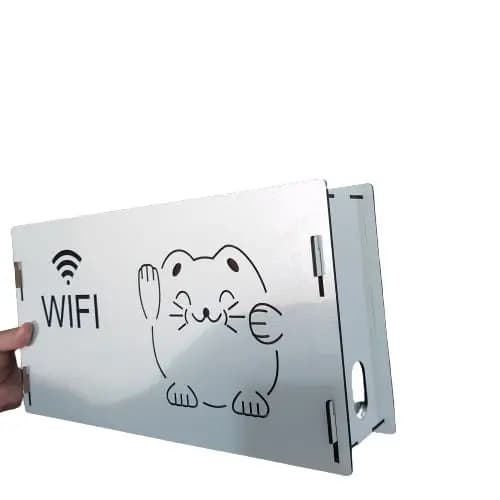 Suporte wifi roteador modelo gatinho