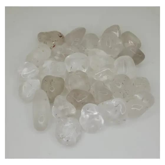 Quartzo Transparente Pedra Rolada 500 gramas Semi Preciosa