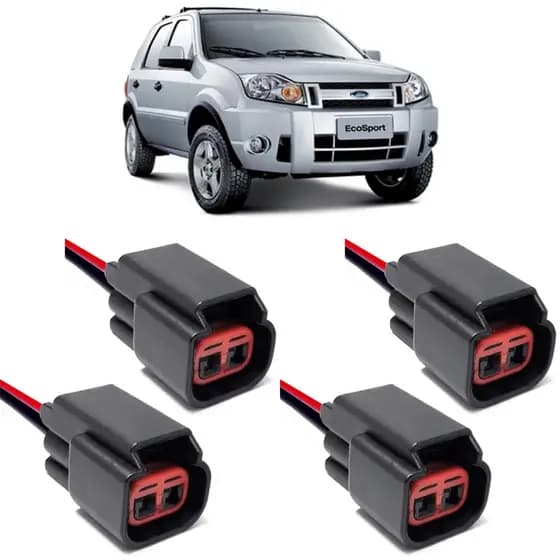 Plug Bobina Ignição Ford Focus Ecosport 2.0 16v Ecosport 2.0 Focus 2.0 Fusion 2.5 Ranger Flex 2.5 Kit com 4