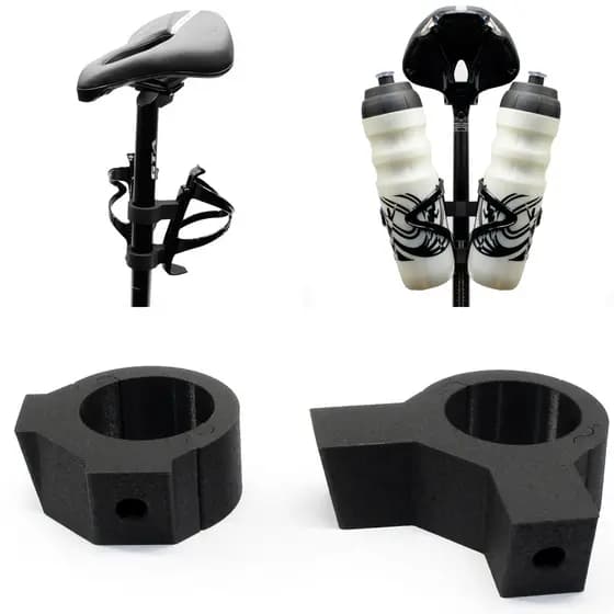 Kit adaptador Suporte 2 Caramanhola Garrafa de Água Canote 27.2mm Montaiun Bike Speed aro 26 27