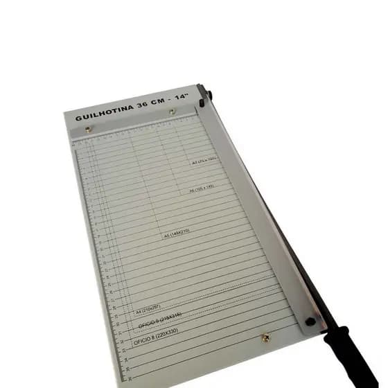 Guilhotina Para Papel Scrapbook Foto Artesanato ELV36 Oficio 36cm