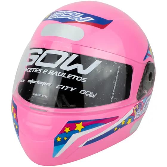 Capacete Infantil Tamanho 54 Kids Sweet Interlagos 246238 Inmetro Gow