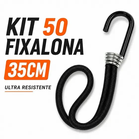 Esticador De Lona 35cm Gancho De Ferro Reforçado - Kit 50 Unidades