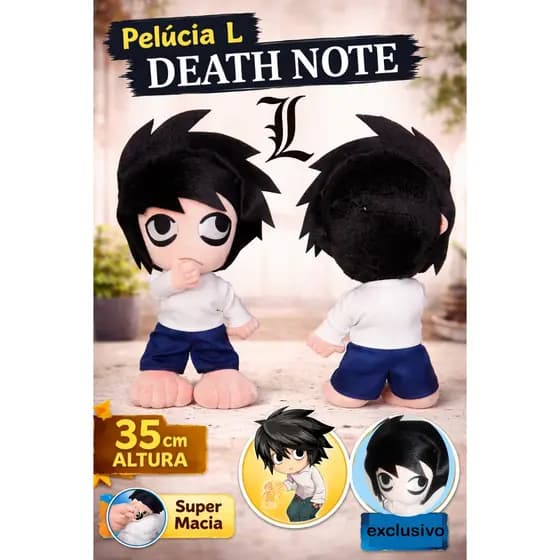 Pelúcia Anime Death Note " L " exclusivo