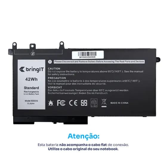Bateria para Notebook Dell Latitude 5280 11.4V