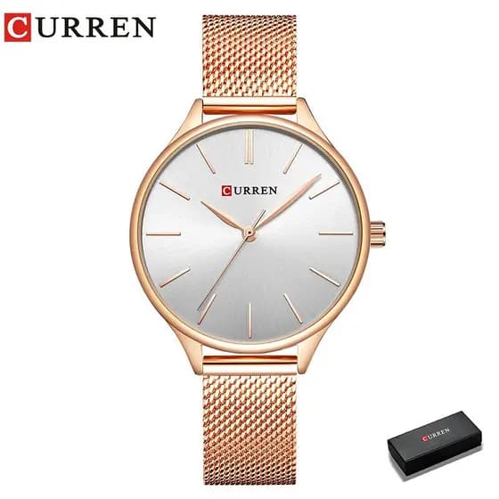 Curren Moda Hot Simples Estilo New Ladies Pulseira Relógios Mulheres Se Vestem Relógio De Pulso De Quartzo Relógio Feminino Presentes Relogios Feminino 9024