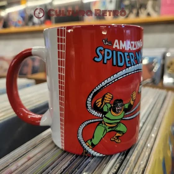 CANECA SPIDERMAN VS DOC OCK PITICAS OFICIAL 300 ML
