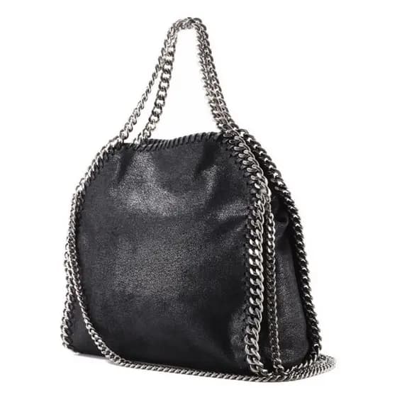 Bolsa Stella Feminina Grande Camurça Ombro Com Alça De Corrente