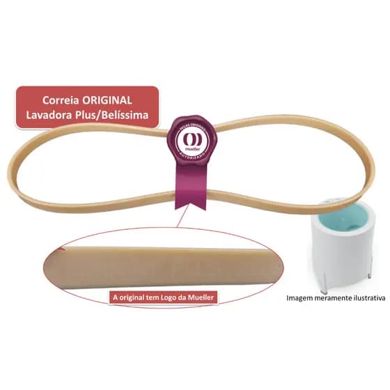 Correia Lavadora Tanquinho Mueller Plus Belissima Original