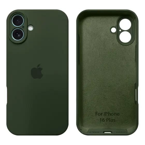 Capinha para iPhone 16 Plus Silicone Aveludado colorida com proteção de câmera anti quedas