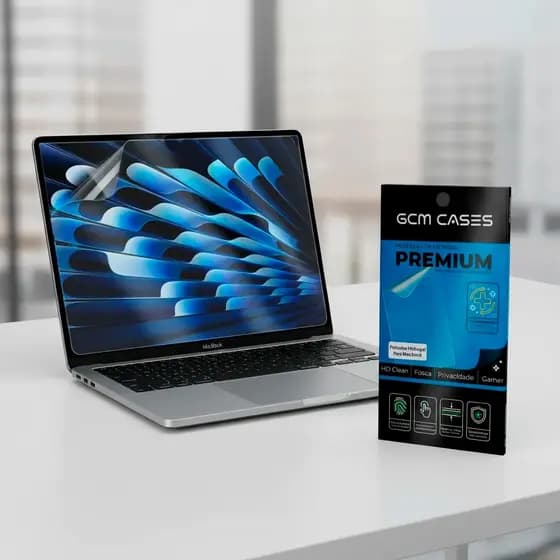 Película Hidrogel Invisível ou Fosca Para MacBook Neo 13" Pol (A3404) Novo Lançamento Premium