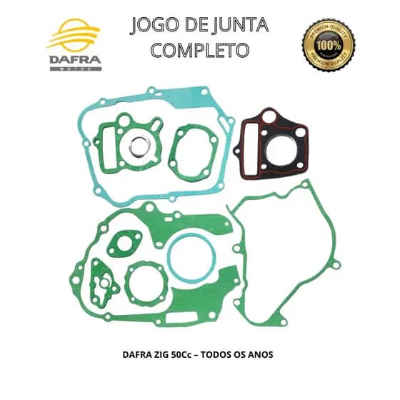 Jogo Junta Completo Dafra Zig 50Cc Todos Os Anos