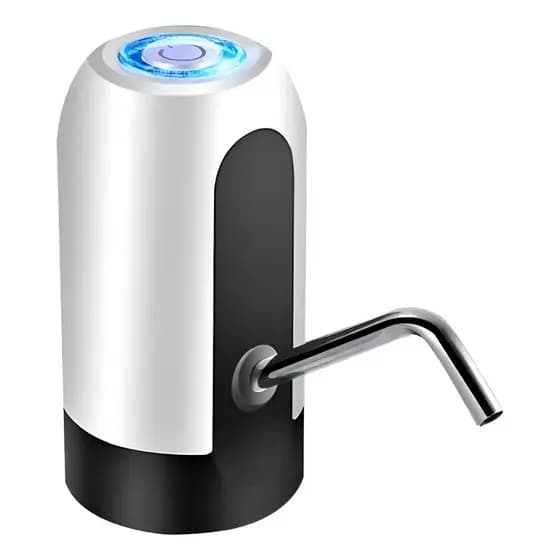 Bomba Elétrica Recarregável Filtro Galão D’Água USB Portátil Automática