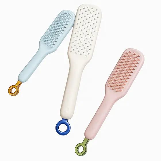 escova Pente Mágico Retráctil De Limpeza Do Cabelo Sem Danos TB-1052